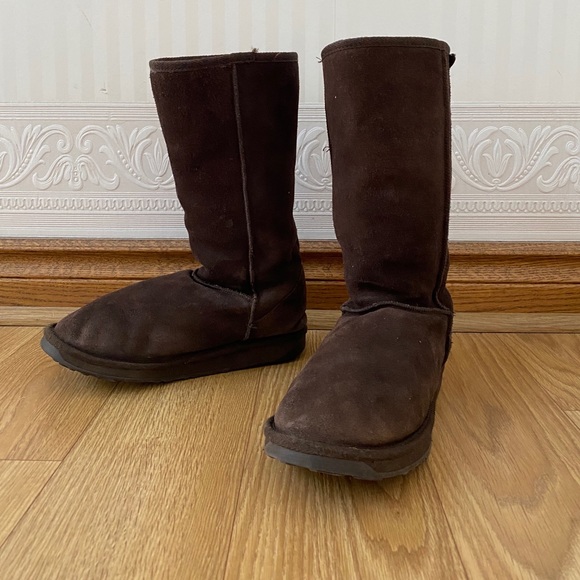 EMU Tall Chocolate Brown Cozy Winter Boots - Picture 6 of 8